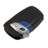 Husa protectie cheie originala BMW - M Sport Line - piele neagra/albastra