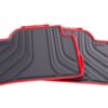 Set 2 Covorase Spate All-Weather – Negru/Rosu – BMW Seria 3 F30 F31 F36 F80 Sport Line