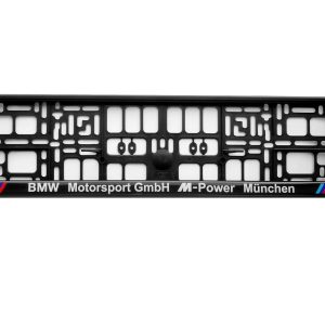 Suport Placuta Numar Auto BMW Motorsport Gmbh MPower Munchen 1 Bucata
